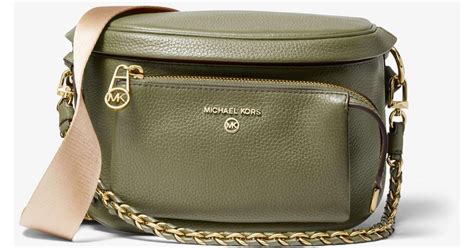 michael kors slater medium pebbled leather sling pack|Slater Medium Pebbled Leather Sling Pack .